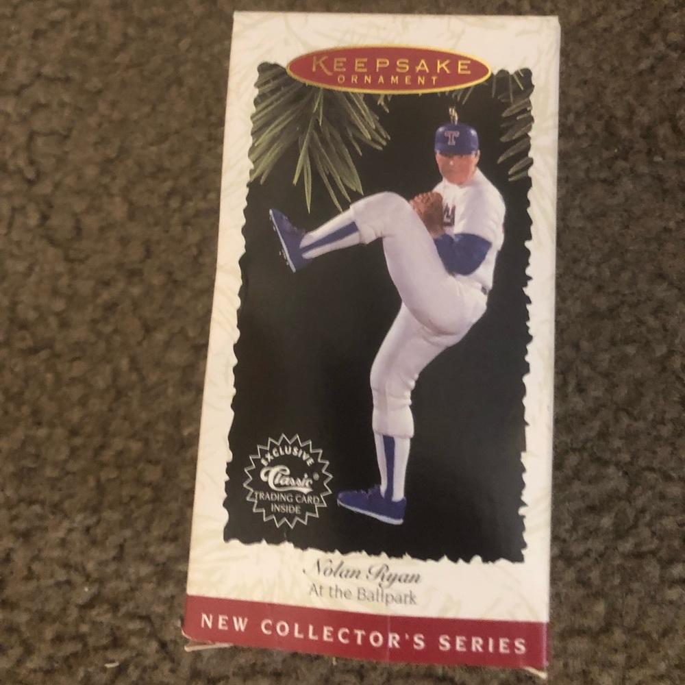 Nolan Ryan Christmas tree ornament